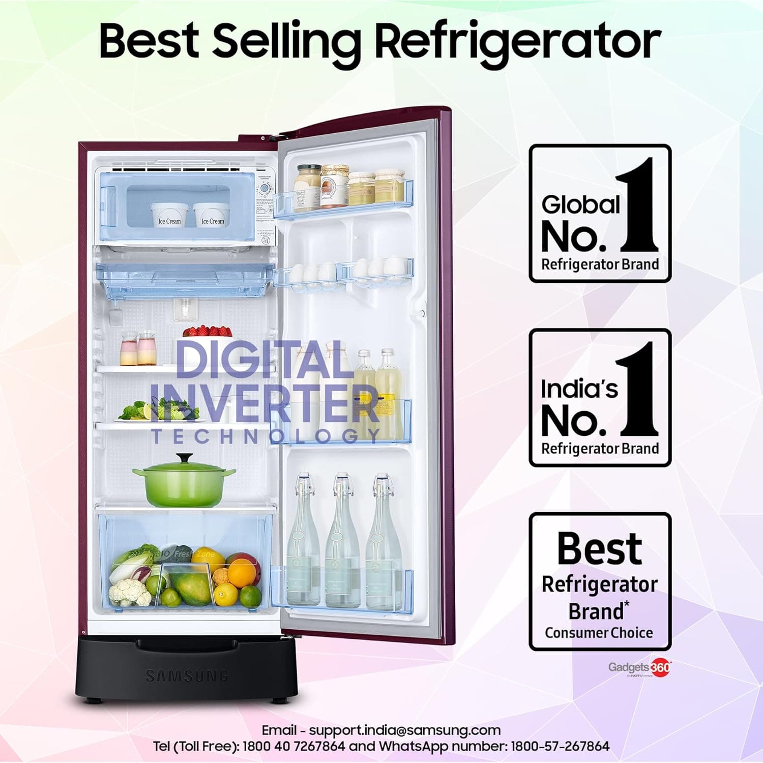 183L 4 Star Single Door Refrigerator preview 3