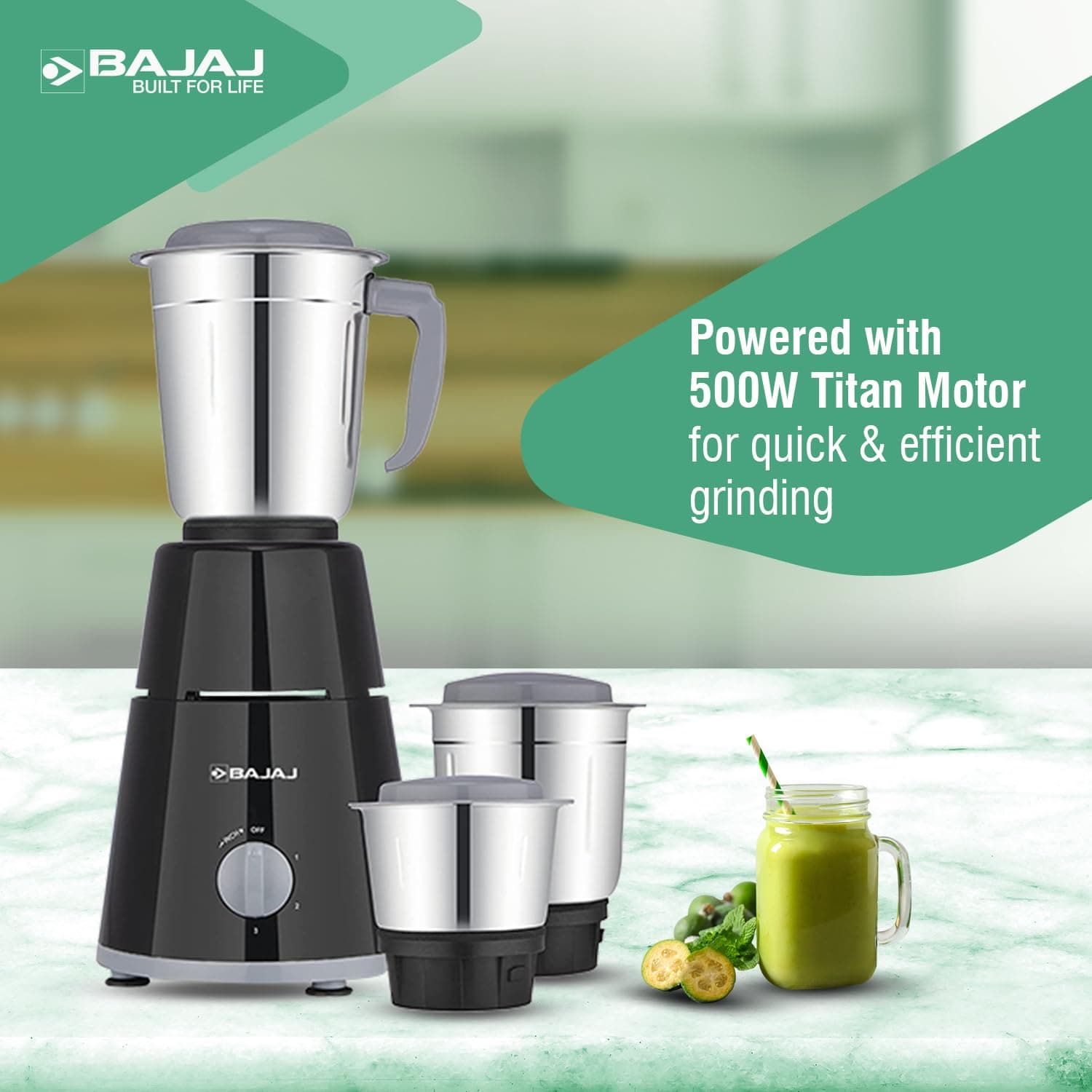 Bajaj GX-1 Mixer Grinder 500W preview 5