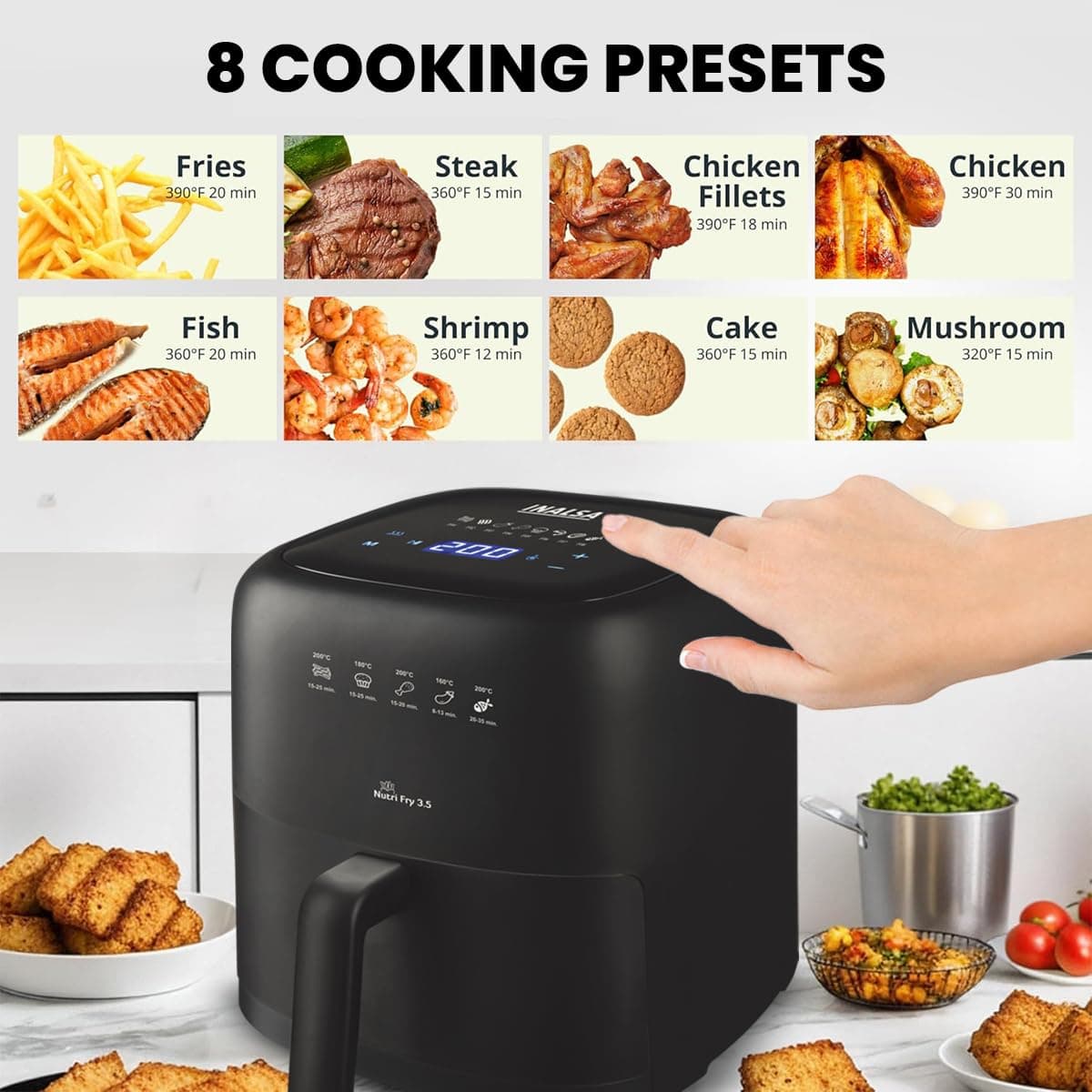 INALSA Air Fryer 3.5 ltr preview 3