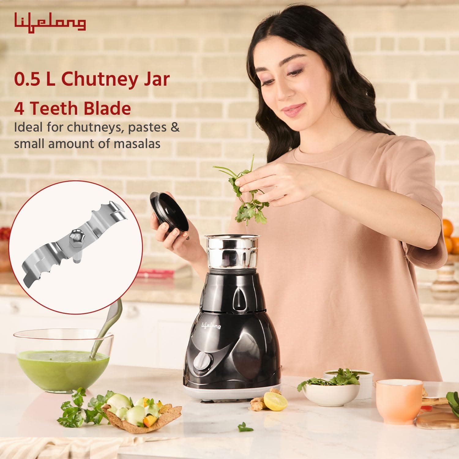 LLMG23 500W Mixer Grinder preview 5