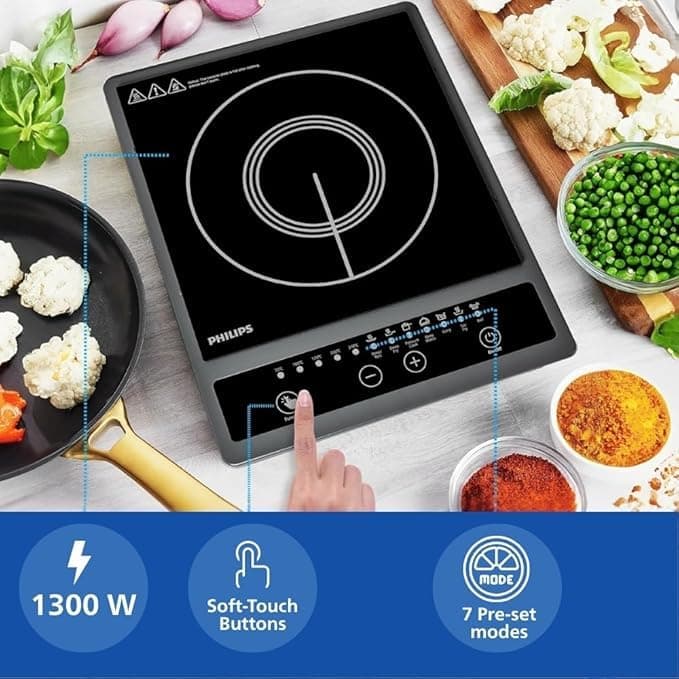 PHILIPS INDUCTION COOKTOP HD4944/00 1500W preview 2