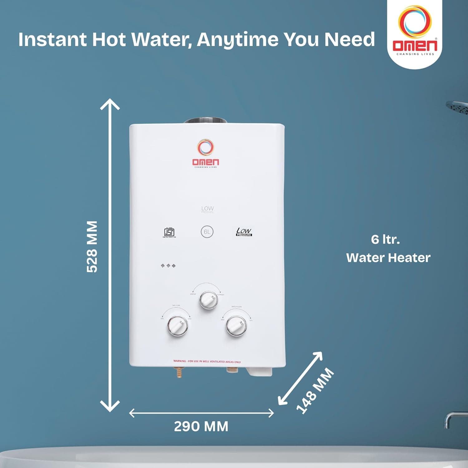 OMEN GAS GEYSER INSTANT preview 2