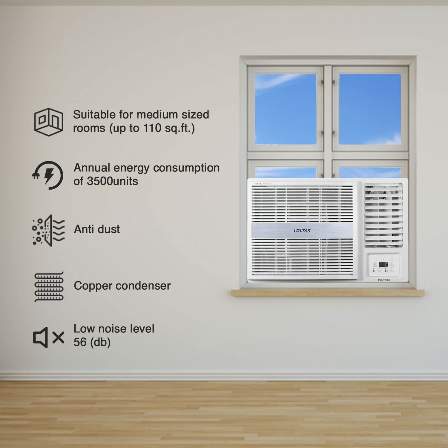 VOLTAS WINDOW AC 1TON 123 VECTRA PLATINA preview 6