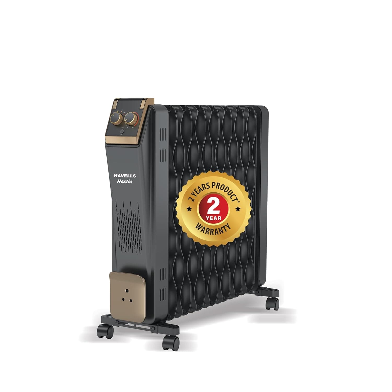 HAVELLS HEATER HESTIO BLK 9 WAVE FIN 2400W