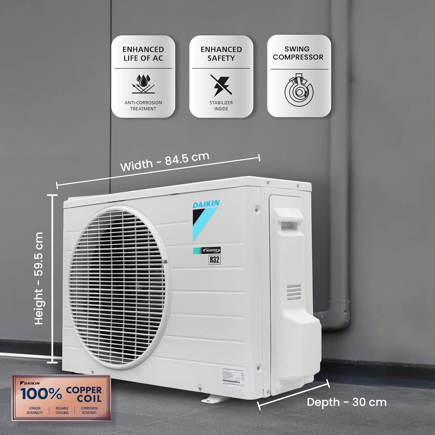 DAIKIN SAC 1.8T 3S INV FTKL60XV16VAA I/D preview 6