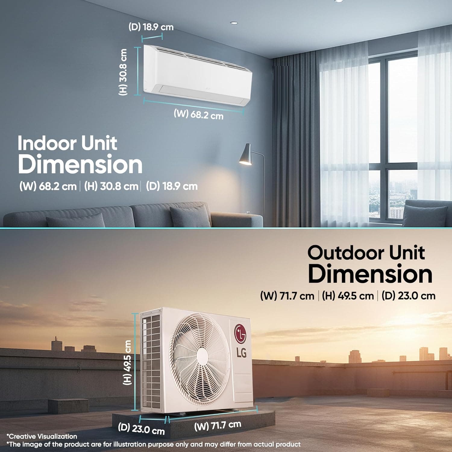 LG INVERTER SAC ASNQ11KNVE I/D preview 3
