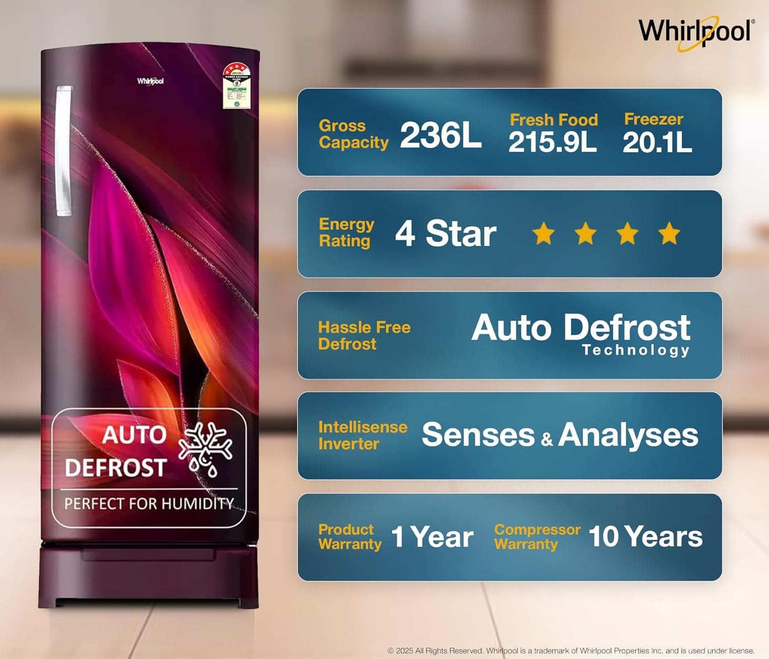 73766 WHIRLPOOL REF 260 IMPRO PRM 3S WINE BREEZE preview 7