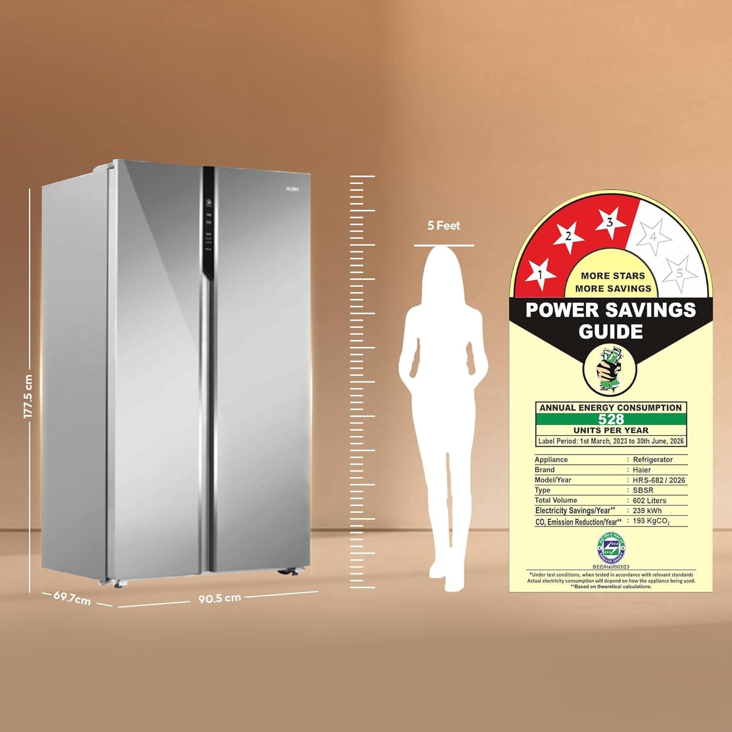 HAIER REF HRS-682PMGU1 602LTR preview 7