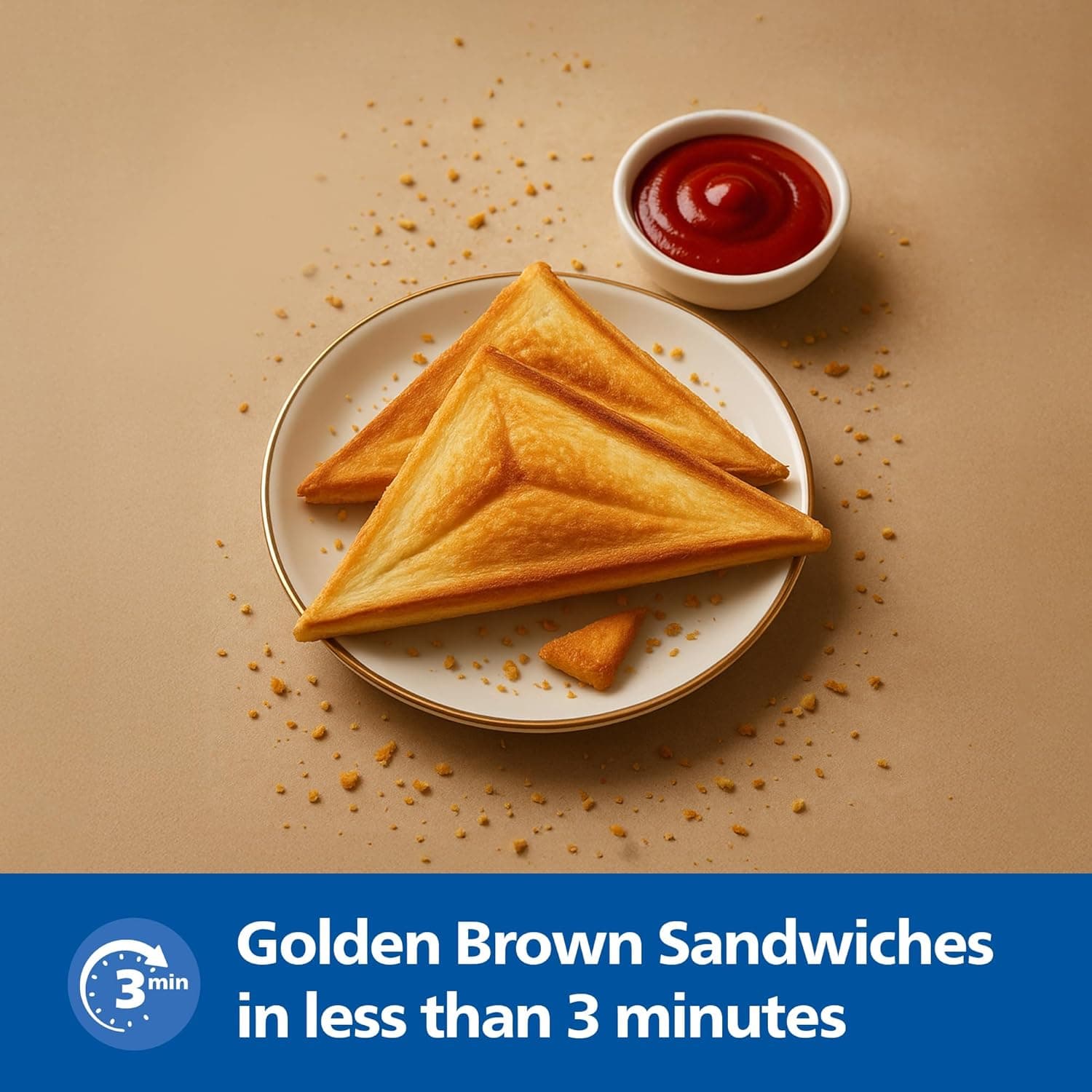 PHILIPS SANDWICH MAKER HD3000/80 preview 5