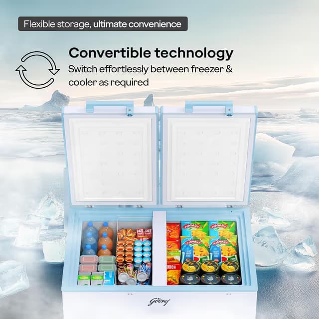 GODREJ 405L HARD TOP DEEP FREEZER DH ESNCH 430D 2HCLP RW preview 4