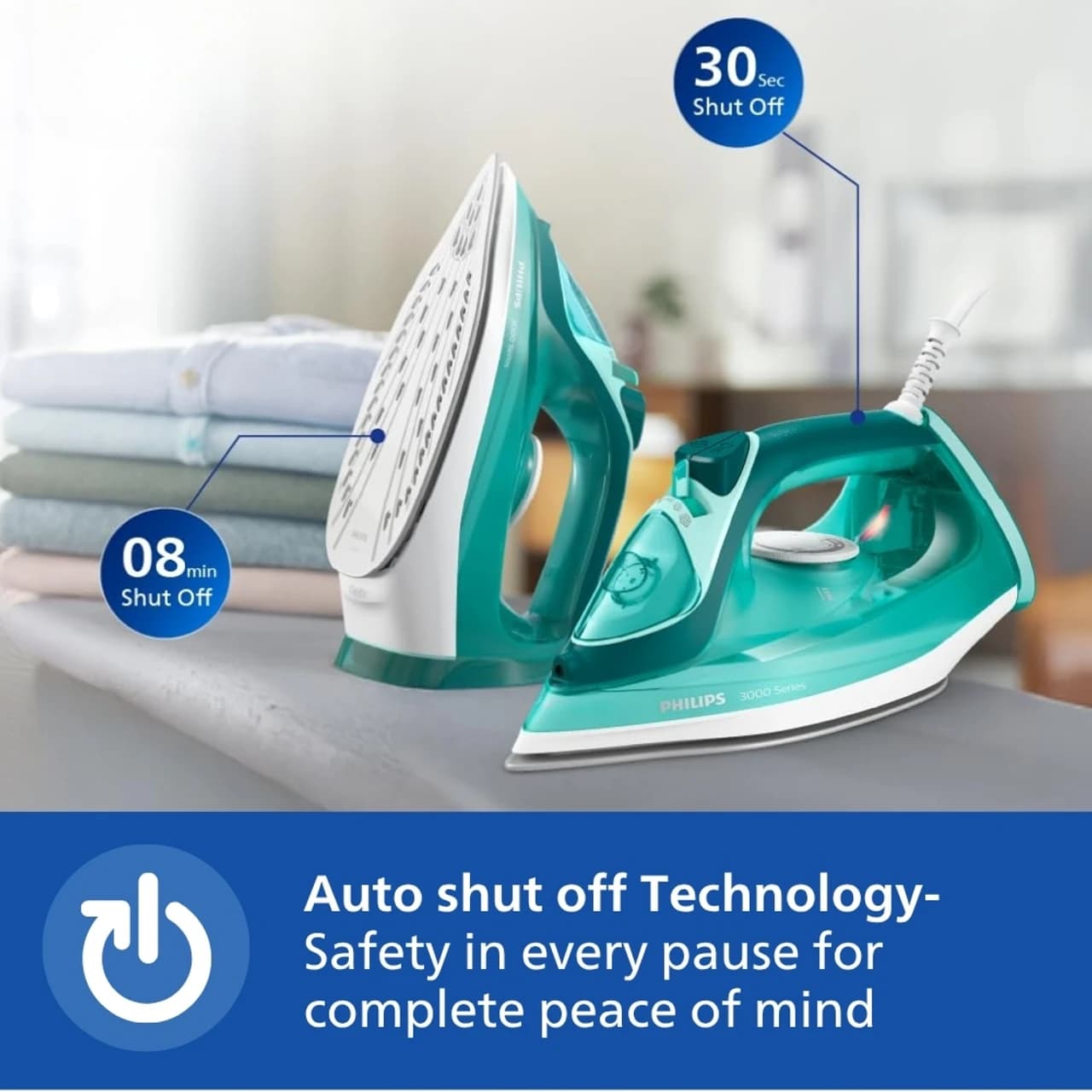 PHILIPS STEAM IRON DST3030/70 2400W preview 5