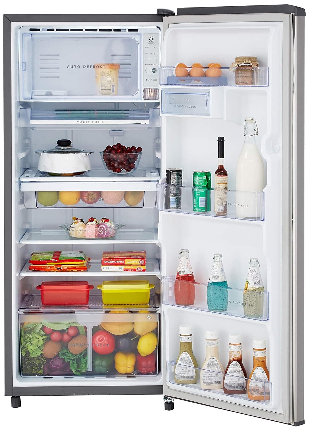 WHIRLPOOL 245 L 260 IMPRO 3 STAR SINGLE DOOR REFRIGERATOR ALPHA STEEEL preview 3