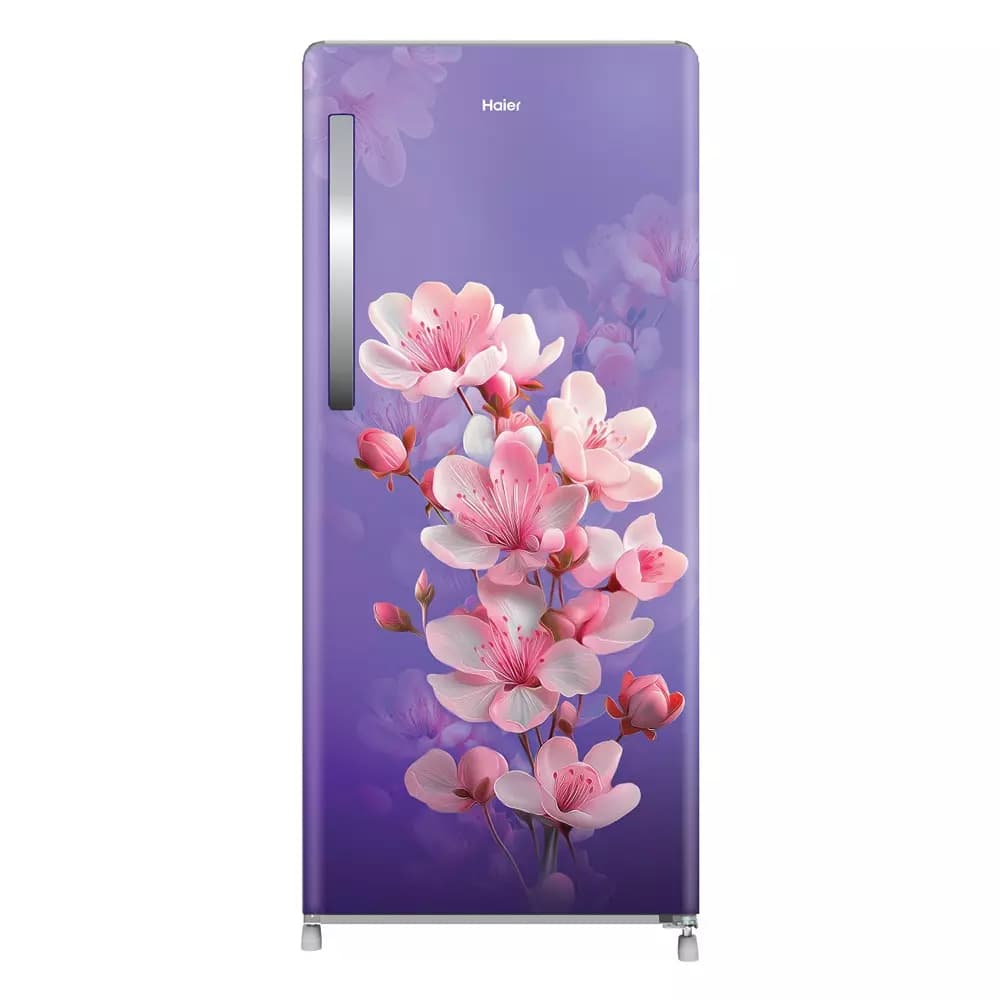 Haier 190L 2 Star single door refrigerator with Direct Cool, 1 Hour Icing Technology and toughened glass shelves