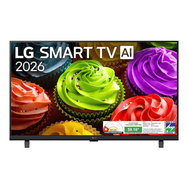 LG 32LB651BPLA 32 inch AI Smart TV with alpha 5 AI Processor, HDR10 and webOS 26