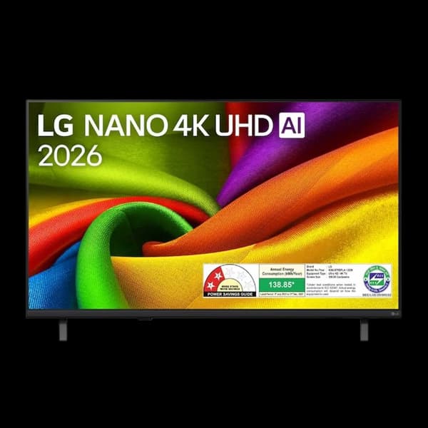 LG 43NU875BPLA 43 inch NANO 4K UHD AI Smart TV with alpha 7 AI Processor and HDR10 Pro