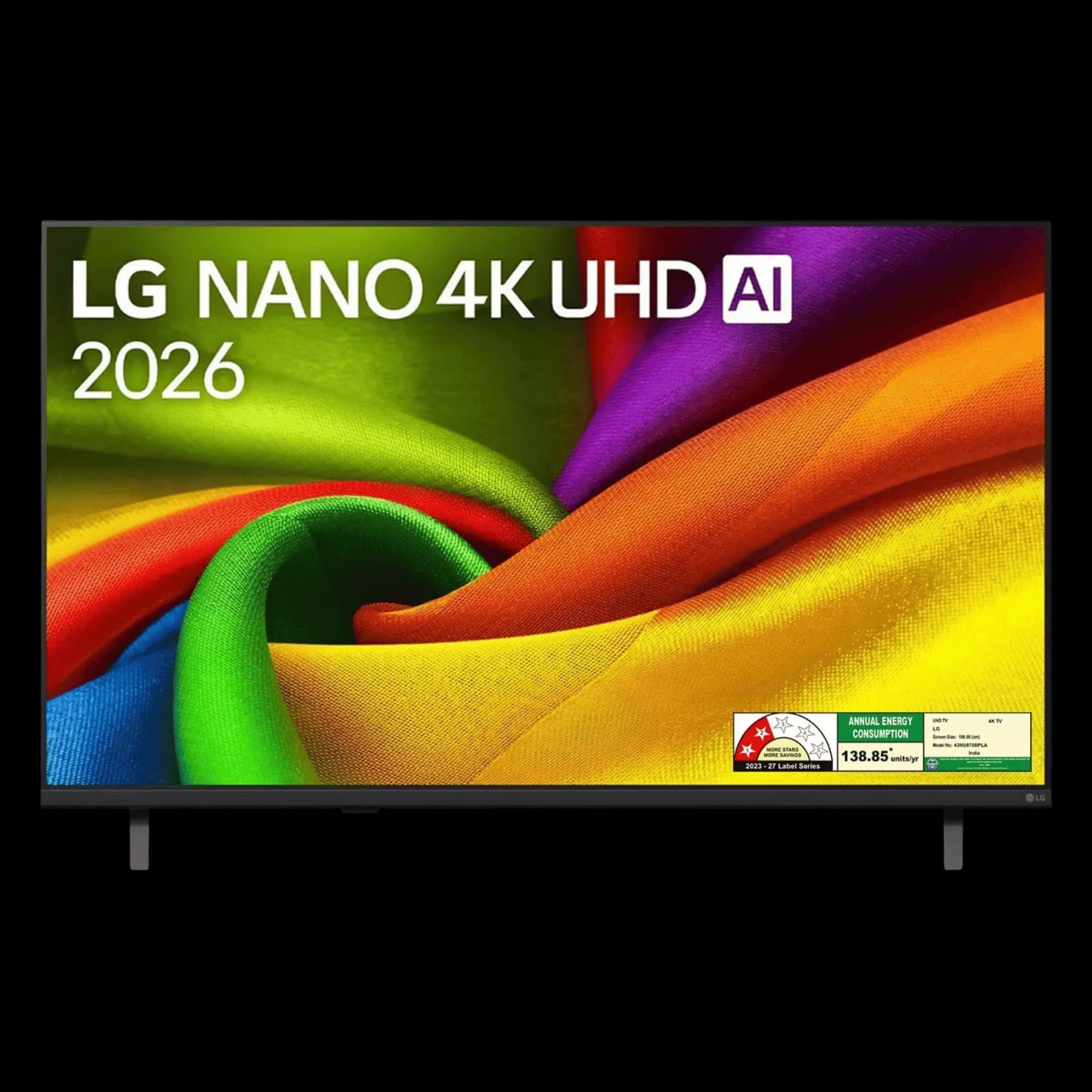 LG 55NU875BPLA 55 inch NANO 4K UHD AI Smart TV with alpha 7 AI Processor and HDR10 Pro