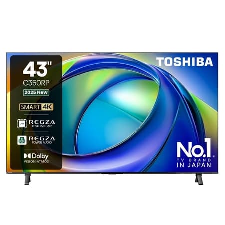 Toshiba 109.2 cm (43 Inch) 4K Ultra HD TV, 43C350RP