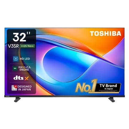 Toshiba 32V35RP 32 inch HD Smart TV with VIDAA, 20W sound and Wi-Fi in black