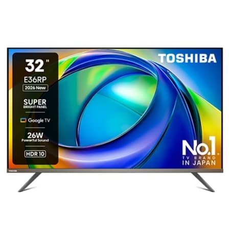 Toshiba 32E36RP 32 inch HD Ready Google Smart LED TV with Google Assistant and Chromecast in silver