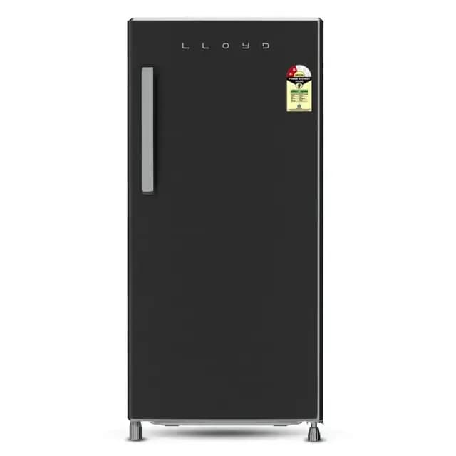 Lloyd 185L 2 Star single door refrigerator with Direct Cool technology and toughened glass shelves